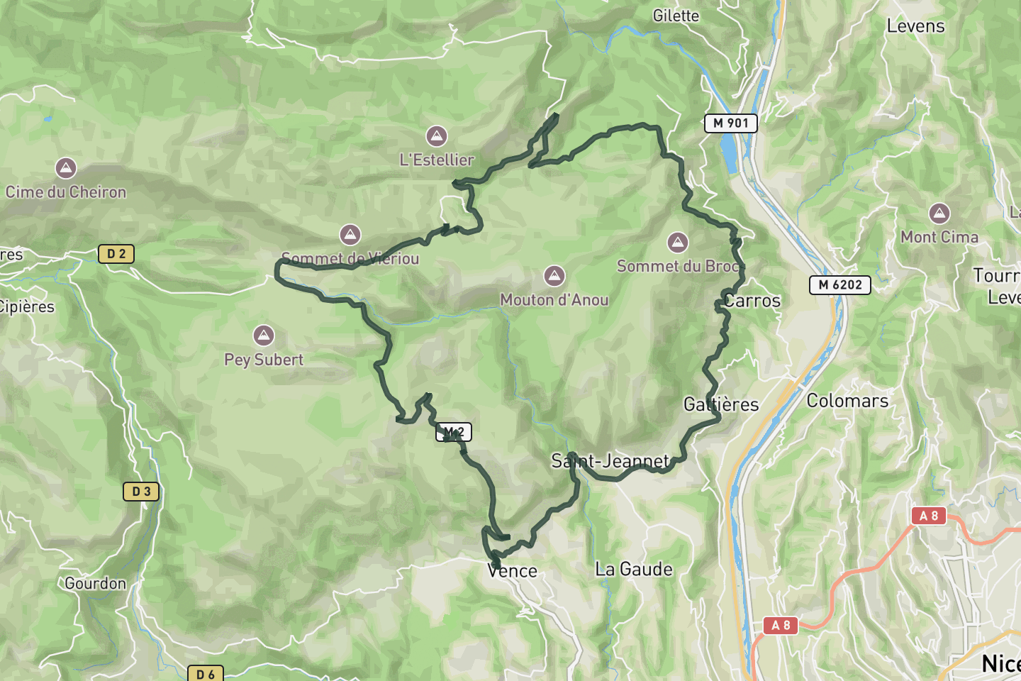 Col du Vence loop