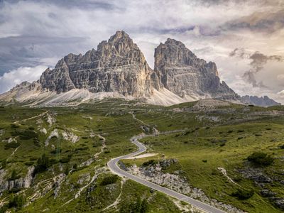 Cycling routes in Dolomites