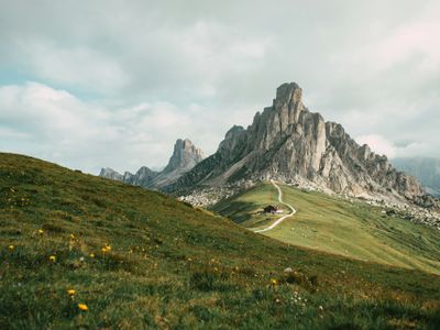 Cycling routes in Dolomites