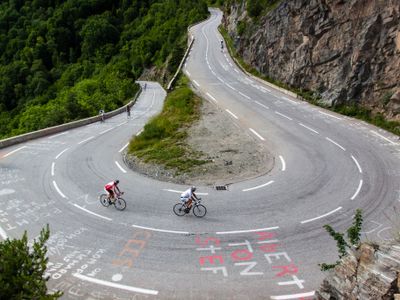 Cycling routes in Alpe d'Huez
