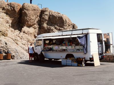Food truck at Pico de las Nieves