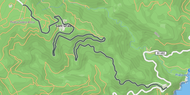 Sant Grau elevation profile