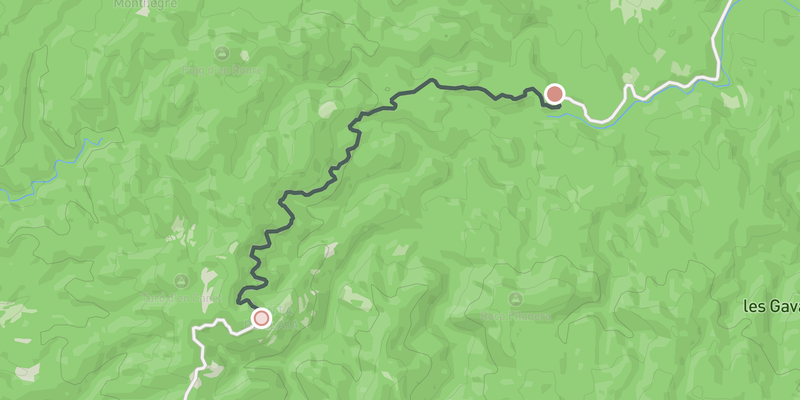 Santa Pellaia elevation profile