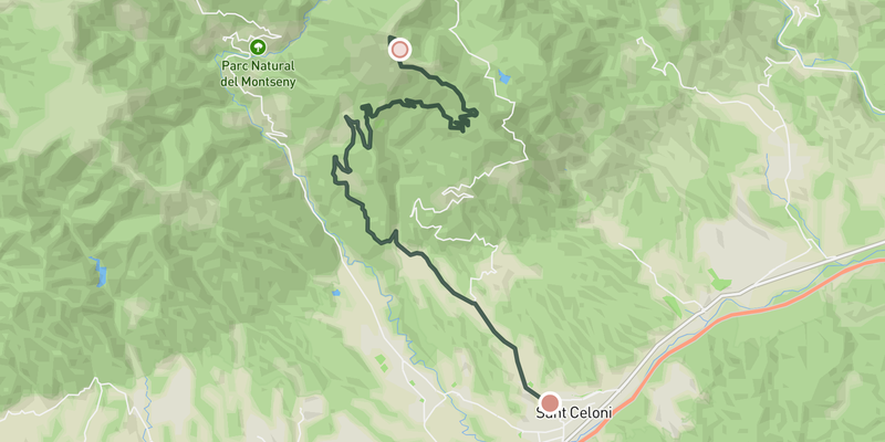 Turó de l’Home elevation profile