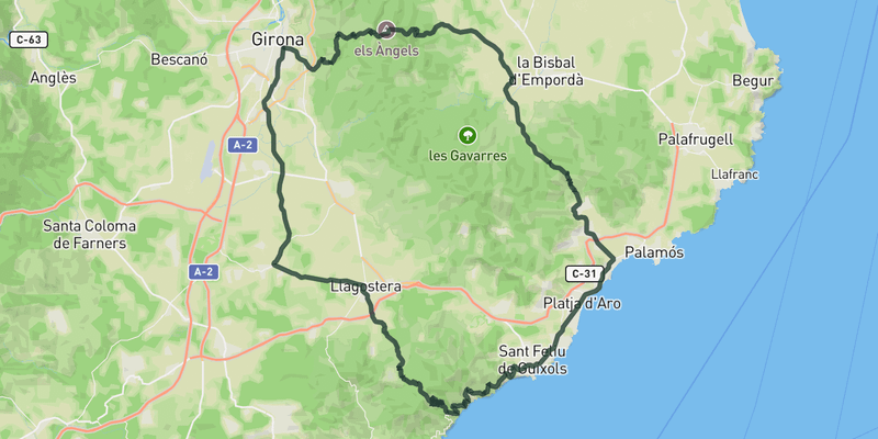 Cake Shop Loop route preview