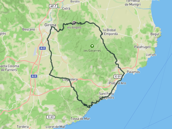 Cake Shop Loop route map