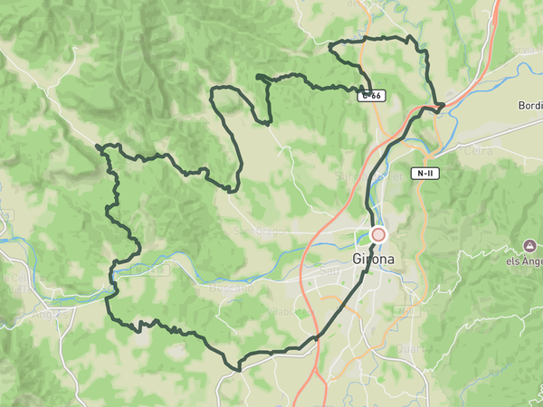 Sant Roc d'Amer route map