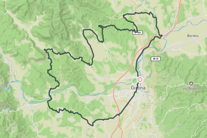 Sant Roc d'Amer route map