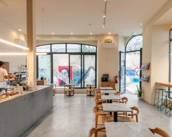 Black and White Coffee Shop