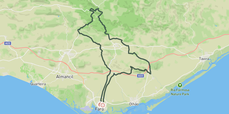 Algarve Grandfondo route preview
