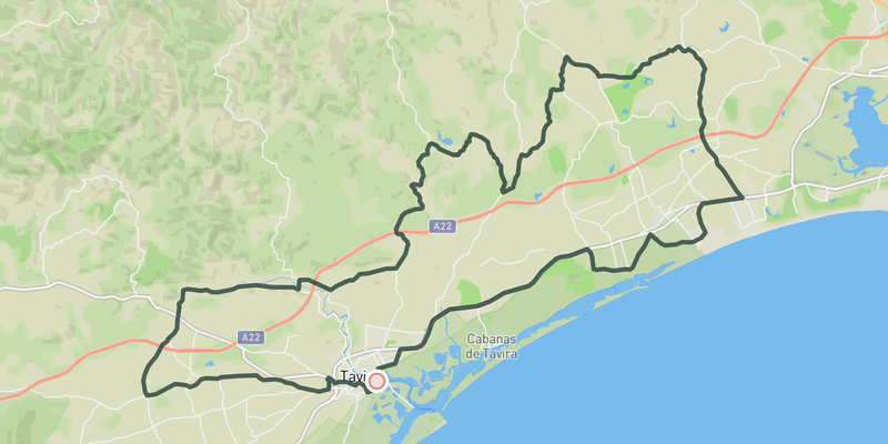 Quiet Roads & amazing Views route preview