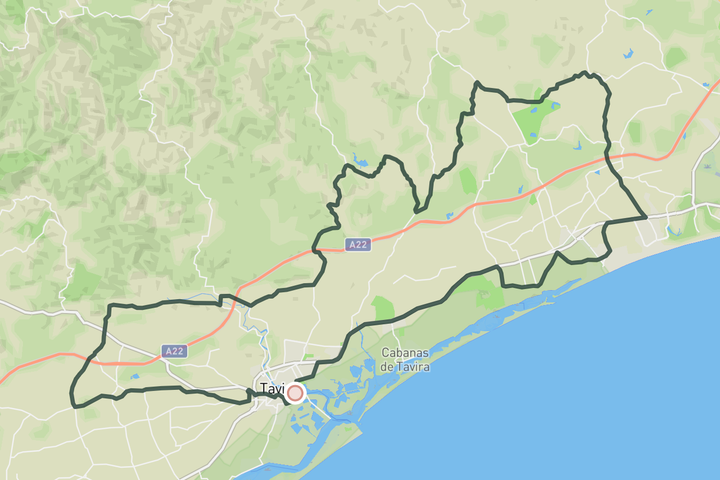 cycling map for Quiet Roads & amazing Views