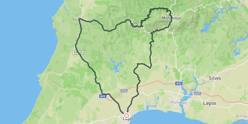 Through the Serra and Back route preview