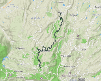 Alto de Los Moriscos from Moya