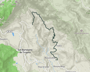 Alto de la Culata - Risco Blanco