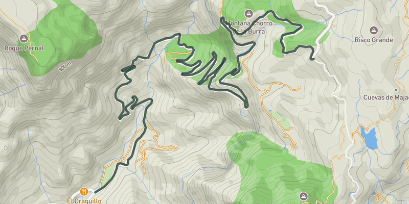 Serenity Climb elevation profile