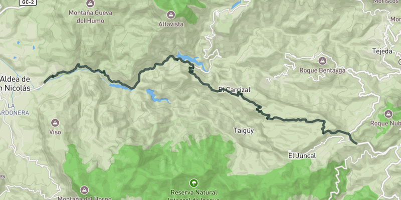 Valley of the Tears elevation profile