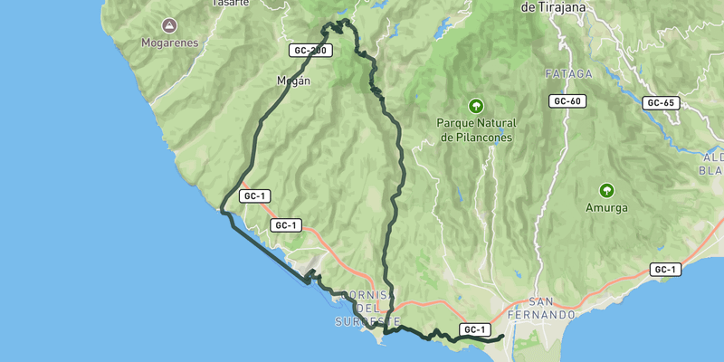 Coast-Ferry-Serenity route preview