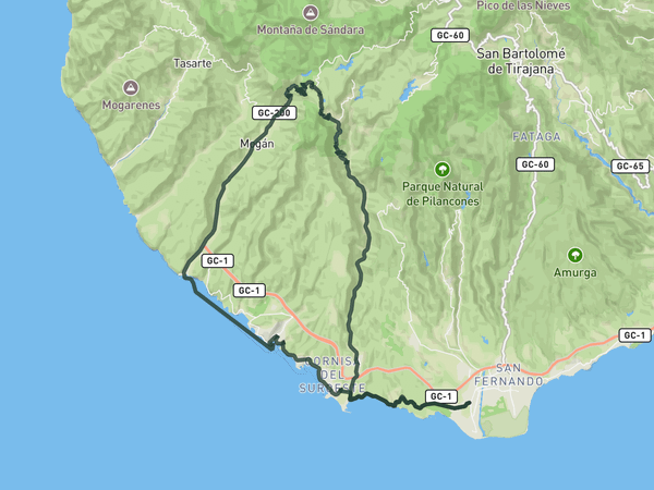 Coast-Ferry-Serenity route map