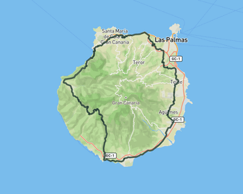 Full loop around Gran Canaria