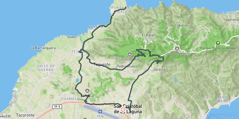 Peak & Playa route preview