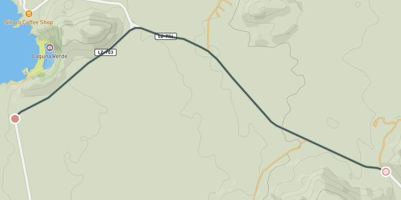 El Golfo elevation profile