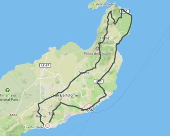 Mirador del Río via Órzola from Puerto del Carmen