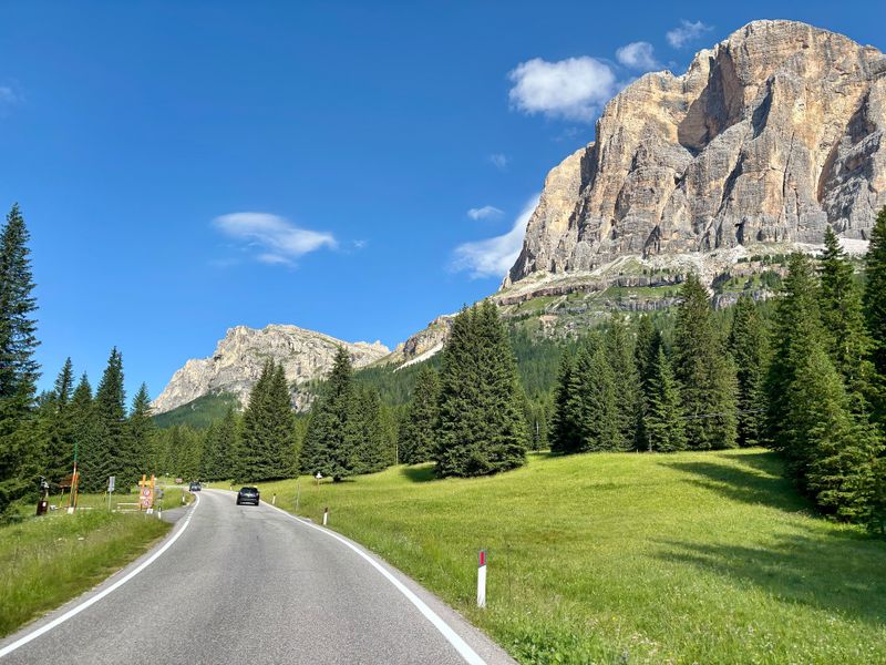 Passo Falzarego from Cortina d'Ampezzo