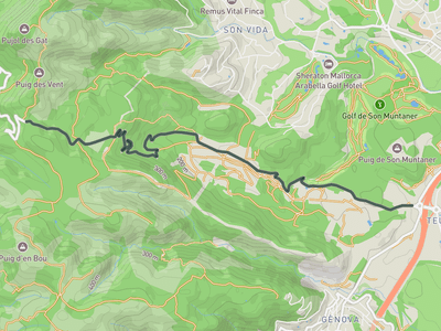 Coll de Sa Creu from Palma