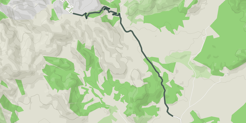 Coll des Pescadors - Ermita de Betlem elevation profile