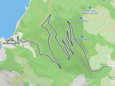 Valldemossa from Port de Valldemossa