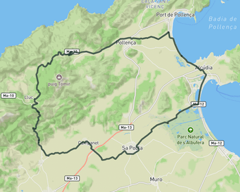 Classic loop up Coll de Sa Bataia