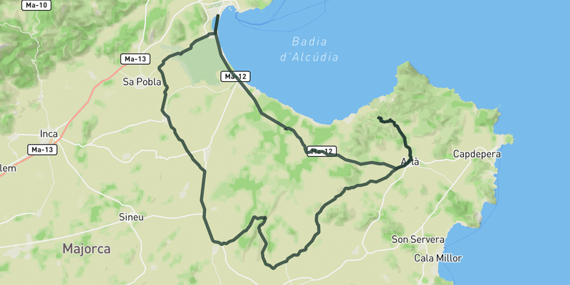 Ermita de Betlem route preview