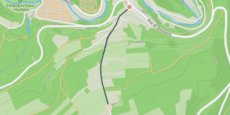 Côte de Saint-Roch elevation profile