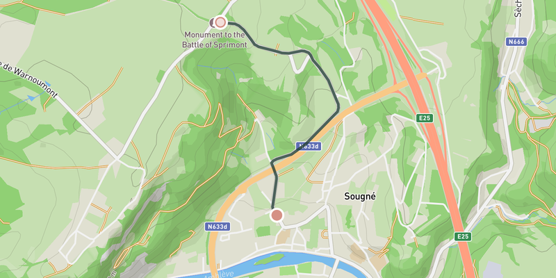 Côte de la Redoute elevation profile