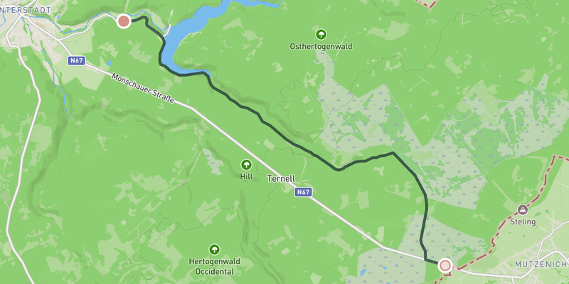 Grunklosterberg elevation profile