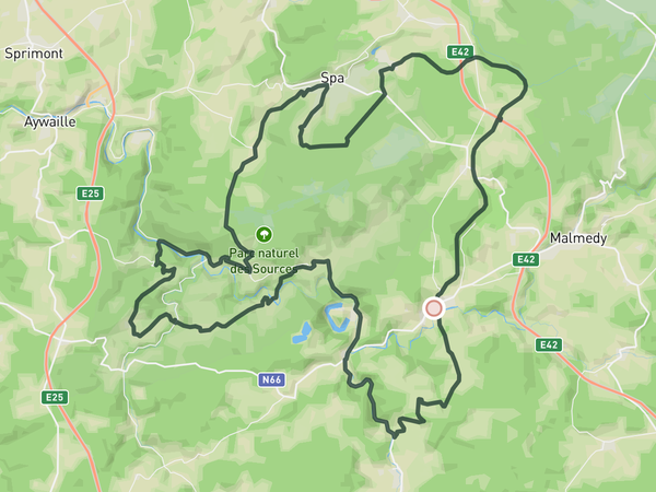 Eddy Merckx Loop  route map