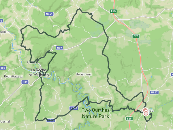 Up and Down route map