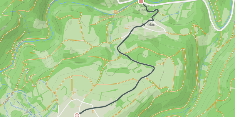 Widdaur mauer elevation profile