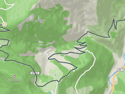 Coll de la Gallina from Sant Julià de Lòria