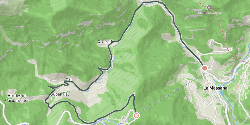 La Pal elevation profile