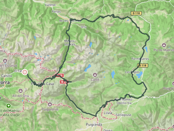 Bonjour France  route map