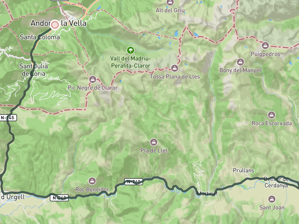 Coffee in Spain - the long edition  route map