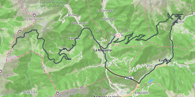 Port de Cabús  route preview
