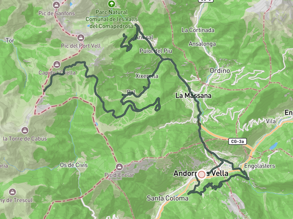 Stage 6 of La Vuelta 2025  + bonus climbs route map