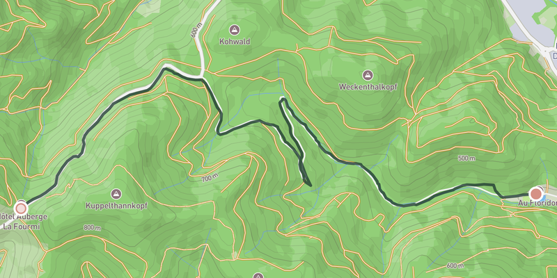 Col du Hundsruck elevation profile