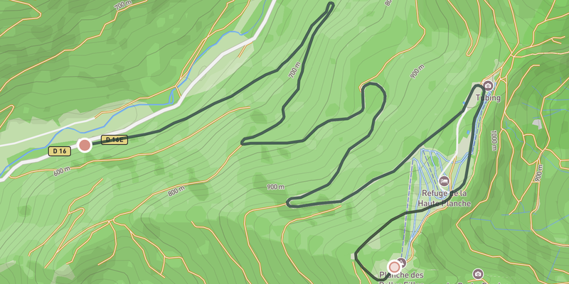 Super Planche des Belles Filles elevation profile