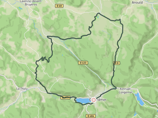 Col de Arrèntes - Coffee ride route map