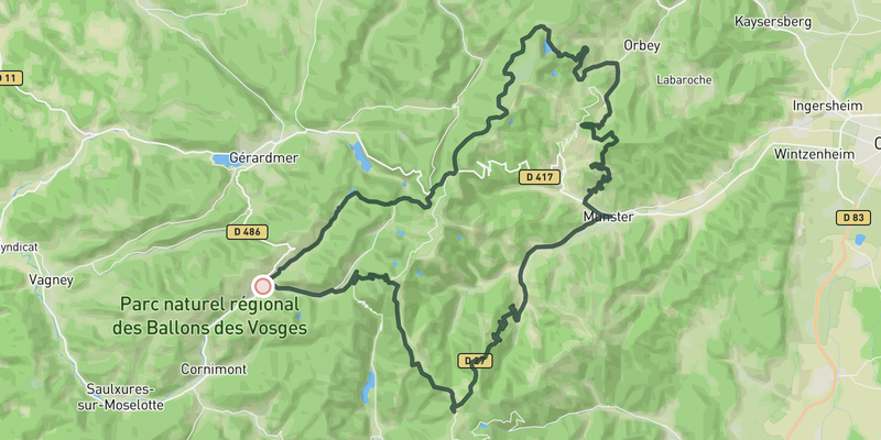 Lac Blanc route preview