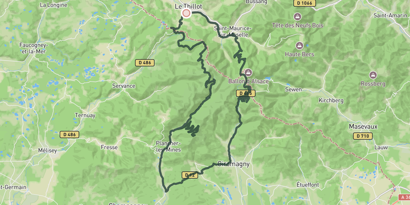 The "Other Ballons" loop  route preview